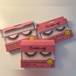 The Crème Shop set of 3 Wispy Eyelashes